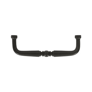 Deltana Solid Brass 3 1/2  Inch Traditional Wire Pull - Oil Rubbed Bronze