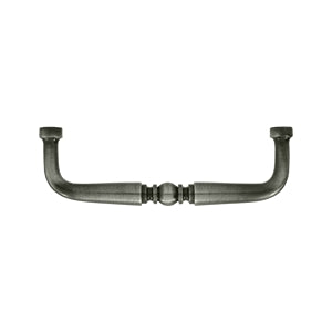 Deltana Solid Brass 3 1/2  Inch Traditional Wire Pull - Antique Nickel