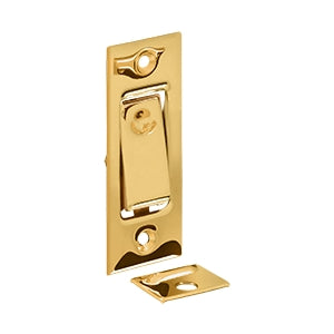 Deltana PDB42 Pocket Door Bolt - Polished Brass PVD