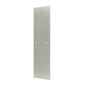 Deltana Solid Brass 15 Inch Push Plate - Brushed Nickel