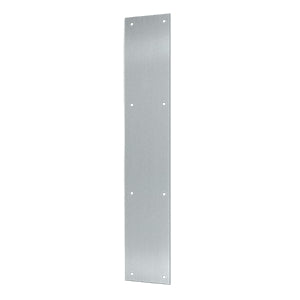 Deltana Solid Brass 20 Inch Push Plate - Brushed Chrome