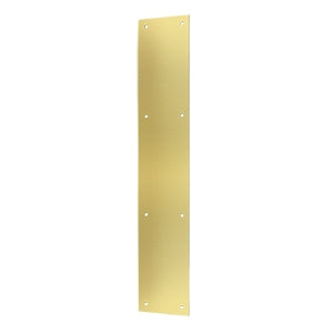 Deltana Solid Brass 20 Inch Push Plate - Polished Brass