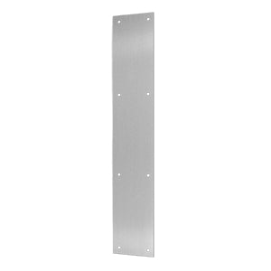 Deltana Solid Brass 20 Inch Push Plate - Brushed Stainless Steel