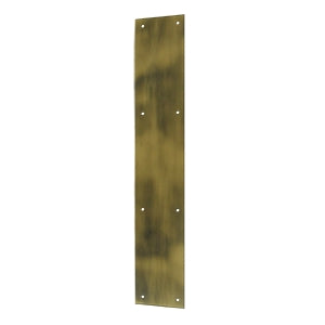 Deltana Solid Brass 20 Inch Push Plate - Antique Brass