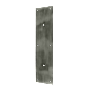 Deltana Solid Brass 20 Inch Push Plate for an 10 Inch Door Pull