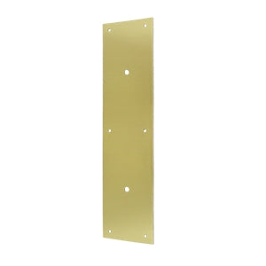 Deltana Solid Brass 20 Inch Push Plate for an 10 Inch Door Pull