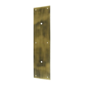 Deltana Solid Brass 20 Inch Push Plate for an 10 Inch Door Pull
