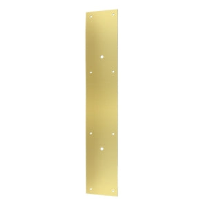 Deltana Solid Brass 20 Inch Push Plate - Polished Brass
