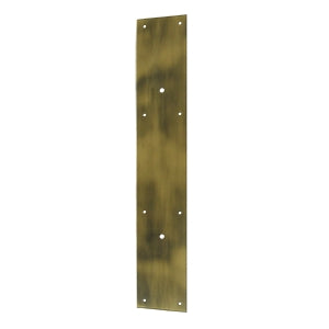 Deltana Solid Brass 20 Inch Push Plate - Antique Brass