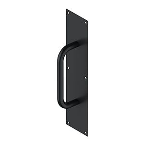 Deltana 4 x 15 3/4 Inch Stainless Steel Push Plate with Handle