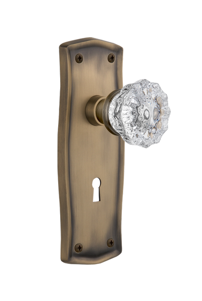 Nostalgic Warehouse Prairie Plate with Crystal Knob