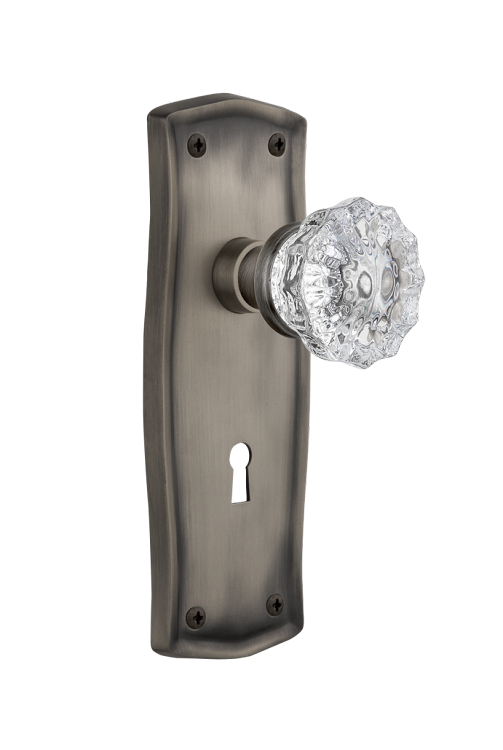Nostalgic Warehouse Prairie Plate with Crystal Knob