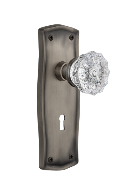 Nostalgic Warehouse Prairie Plate with Crystal Knob