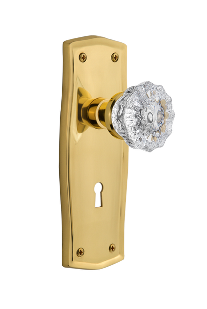 Nostalgic Warehouse Prairie Plate with Crystal Knob