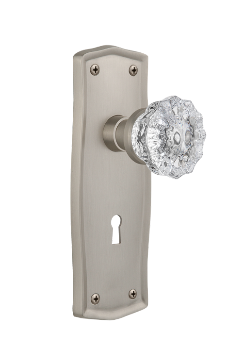 Nostalgic Warehouse Prairie Plate with Crystal Knob