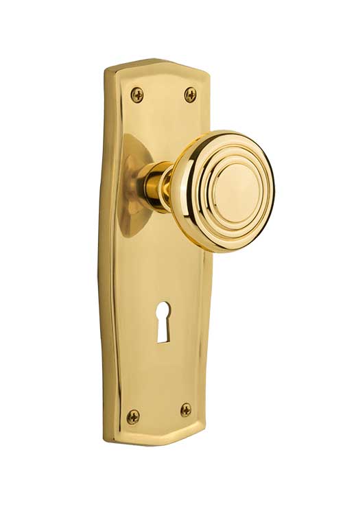 Nostalgic Warehouse Prairie Plate with Deco Knob