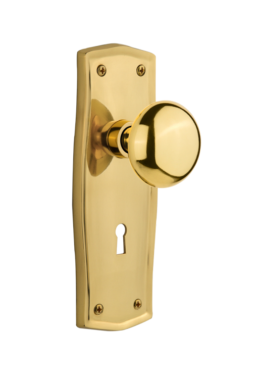 Nostalgic Warehouse Prairie Plate with New York Knob