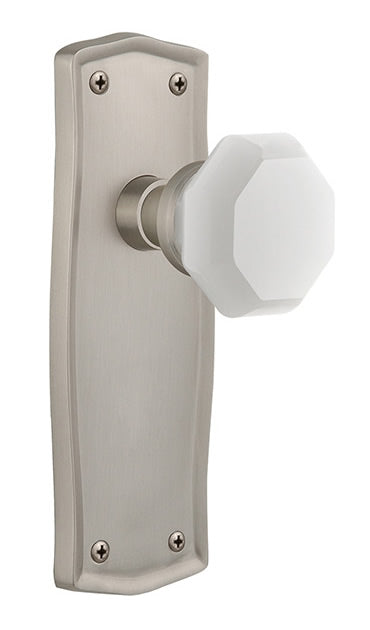 Nostalgic Warehouse Prairie Plate with White Waldorf Knob
