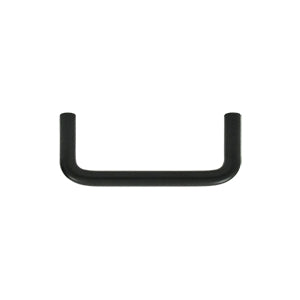 Deltana Solid Brass 3 Inch Wire Pull - Flat Black