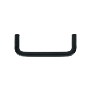 Deltana Solid Brass 3 1/2 Inch Wire Pull - Flat Black