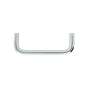 Deltana Solid Brass 3 1/2 Inch Wire Pull - Polished Chrome