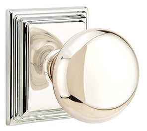 Emtek Providence Knob with Wilshire Rosette