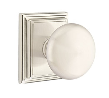 Emtek Providence Knob with Wilshire Rosette