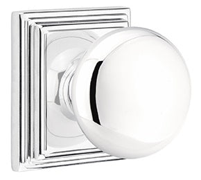 Emtek Providence Knob with Wilshire Rosette