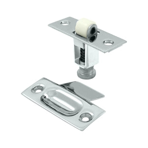 Deltana Solid Brass Roller Catch - Polished Chrome