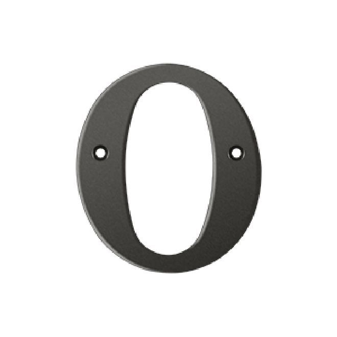 Deltana Solid Brass 4 Inch Residential Letter Q - Oil Rubbed Bronze
