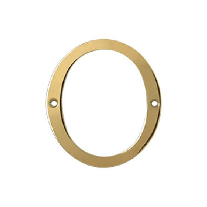 Deltana Solid Brass Home Number - PVD Polished Brass