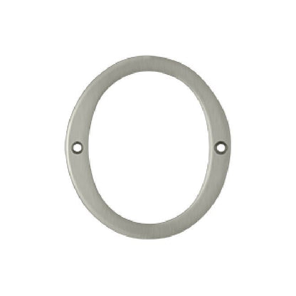 Deltana Solid Brass Home Number - Satin Nickel
