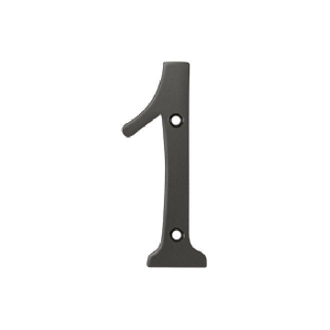 Deltana Solid Brass Home Number - Oil Rubbed Bronze