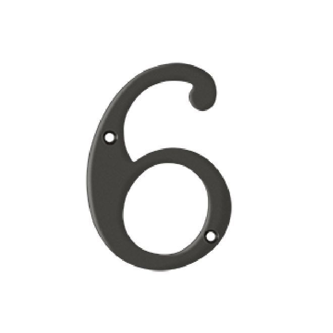 Deltana Solid Brass Home Number - Oil Rubbed Bronze