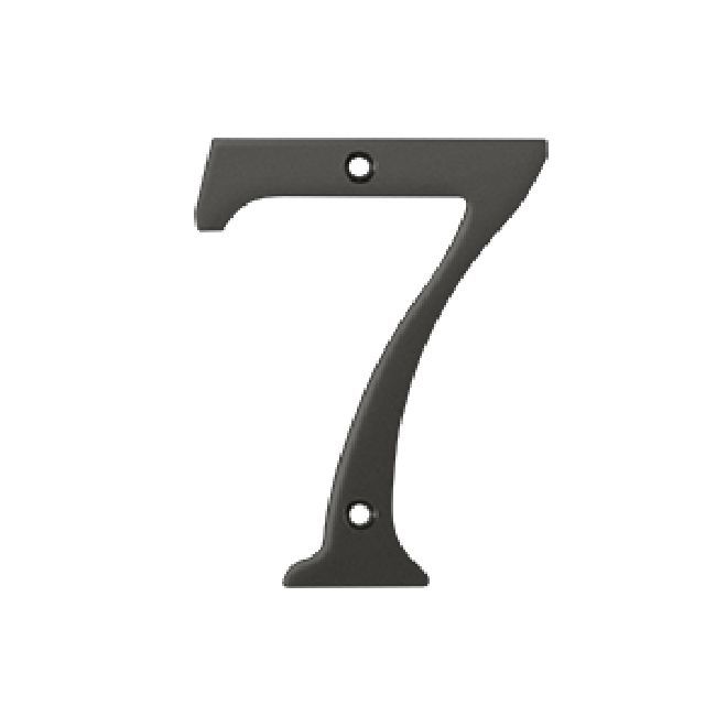 Deltana Solid Brass Home Number - Oil Rubbed Bronze