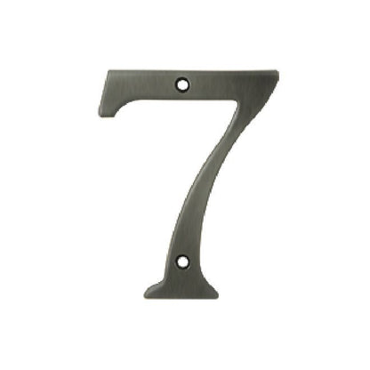 Deltana Solid Brass Home Number - Antique Nickel