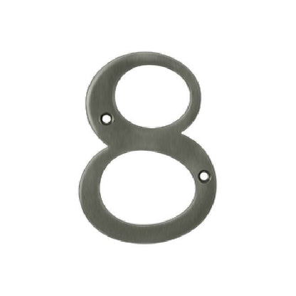 Deltana Solid Brass Home Number - Antique Nickel