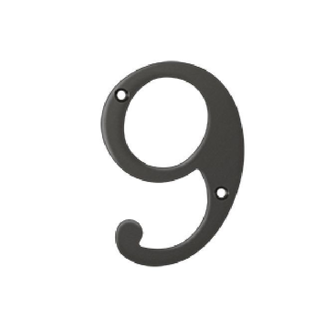 Deltana Solid Brass Home Number - Oil Rubbed Bronze