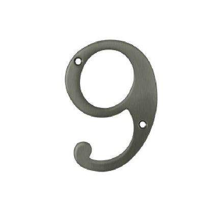 Deltana Solid Brass Home Number - Antique Nickel