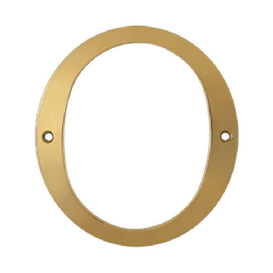 Deltana Solid Brass Home Number - PVD Polished Brass