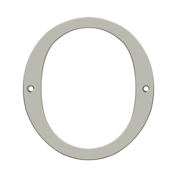 Deltana Solid Brass 6 Inch Numbers