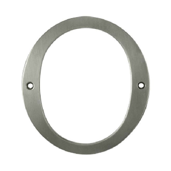 Deltana Solid Brass 6 Inch Numbers