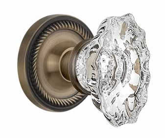 Nostalgic Warehouse Rope Rose with Chateau Knob