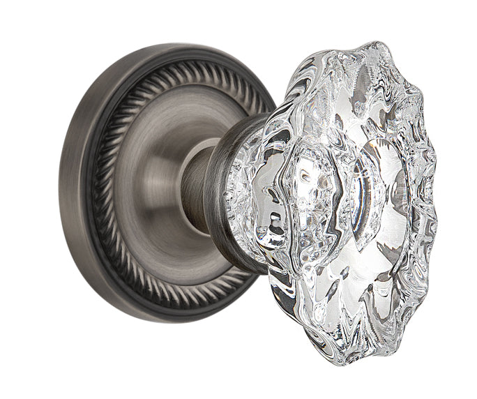 Nostalgic Warehouse Rope Rose with Chateau Knob