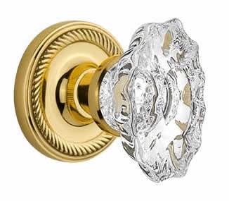 Nostalgic Warehouse Rope Rose with Chateau Knob