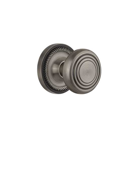 Nostalgic Warehouse Rope Rose with Deco Knob