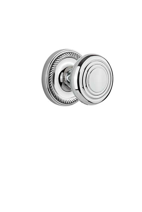 Nostalgic Warehouse Rope Rose with Deco Knob