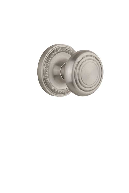 Nostalgic Warehouse Rope Rose with Deco Knob