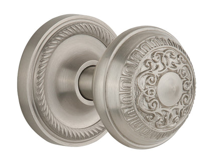 Nostalgic Warehouse Rope Rosette with Egg and Dart Knob