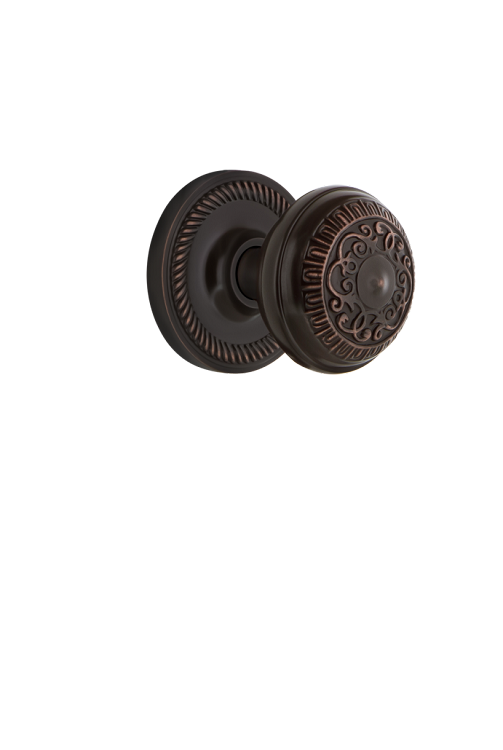 Nostalgic Warehouse Egg and Dart Knob with Rope Rosette - Timeless Bronze